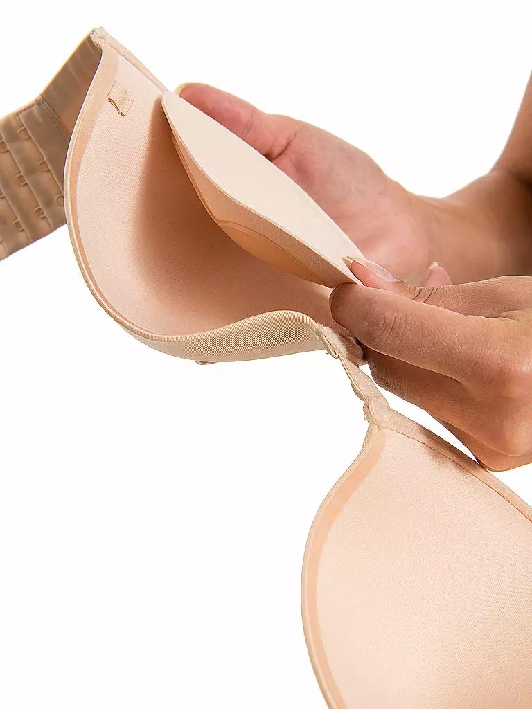 MAGIC BODYFASHION | BH-Einlage Sticky Push Up latte | beige