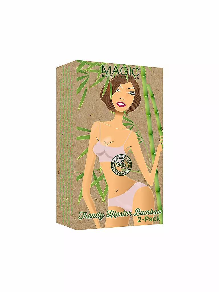 MAGIC BODYFASHION | Hipster Bamboo 2er Pkg | creme