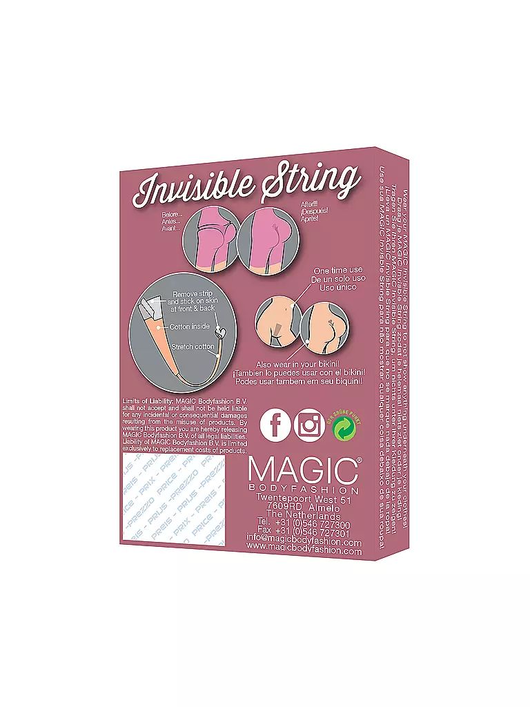 MAGIC BODYFASHION | Invisible String 4er Pkg. | beige