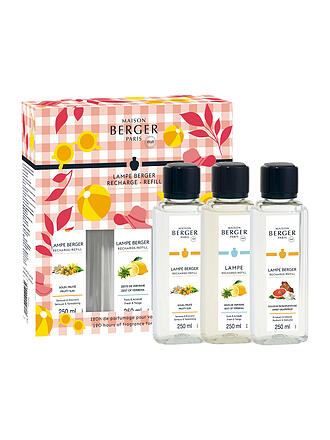 MAISON BERGER PARIS | Parfums Triopack ESTIVAL  3x250ml Zeste Verveine/Pamplemousse