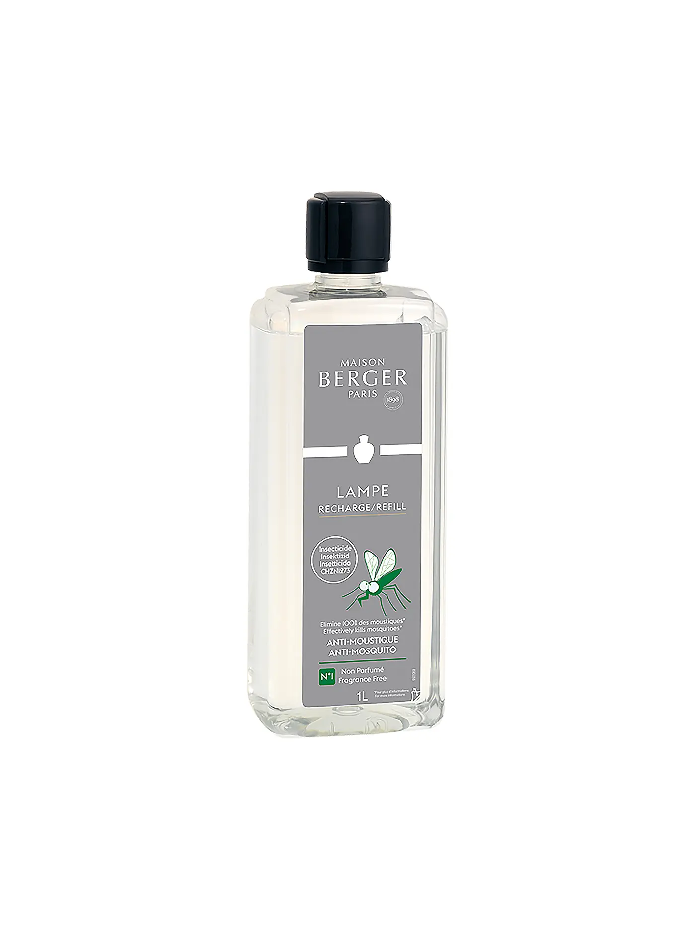 MAISON BERGER PARIS | Sprudelnde Lebensfreude - Lampe Berger Duft 1000 ml | transparent
