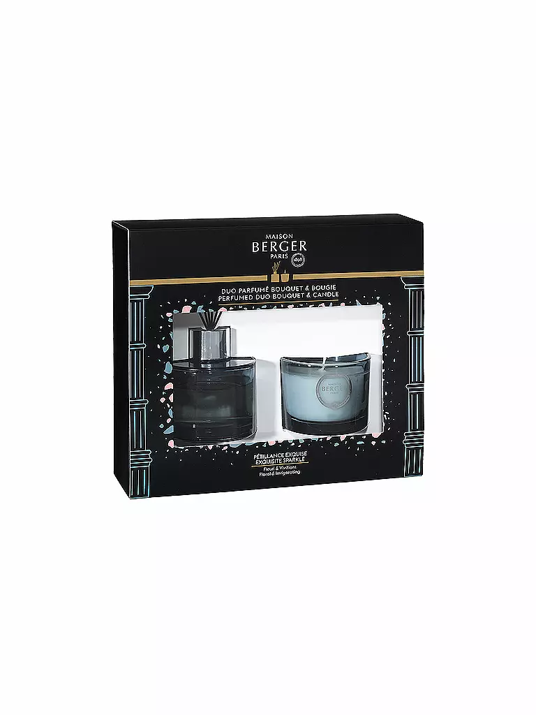 MAISON BERGER PARIS | Olympe Raumduft Set Diffuser + Duftkerze | grau