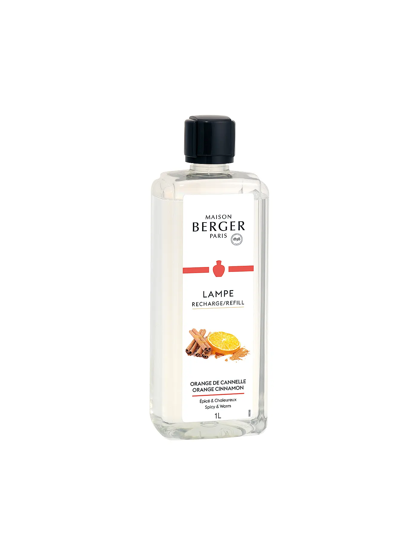 MAISON BERGER PARIS | Sprudelnde Lebensfreude - Lampe Berger Duft 1000 ml | transparent