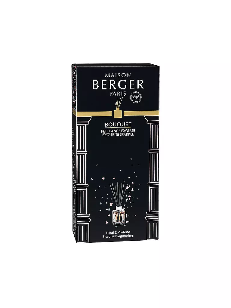 MAISON BERGER PARIS | Raumduft Diffuser Olympe Bernsteinrosa - Sprudelnde Lebensfreude | grau