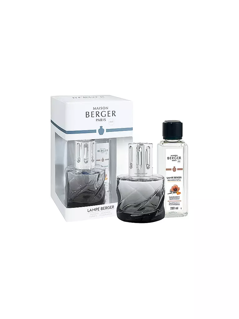 MAISON BERGER PARIS | Set Flacon Spirale Noire 250ml Velours d' Orient | grau