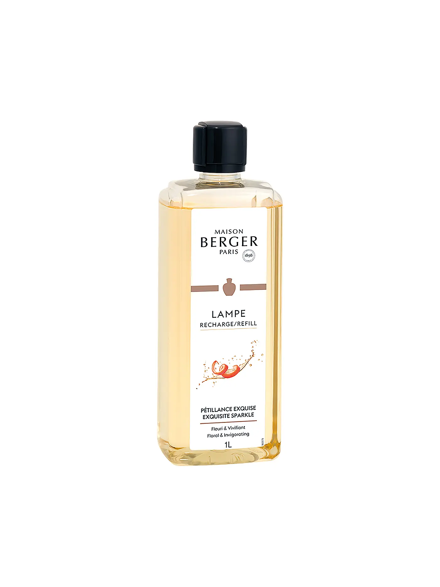 MAISON BERGER PARIS | Sprudelnde Lebensfreude - Lampe Berger Duft 1000 ml | transparent