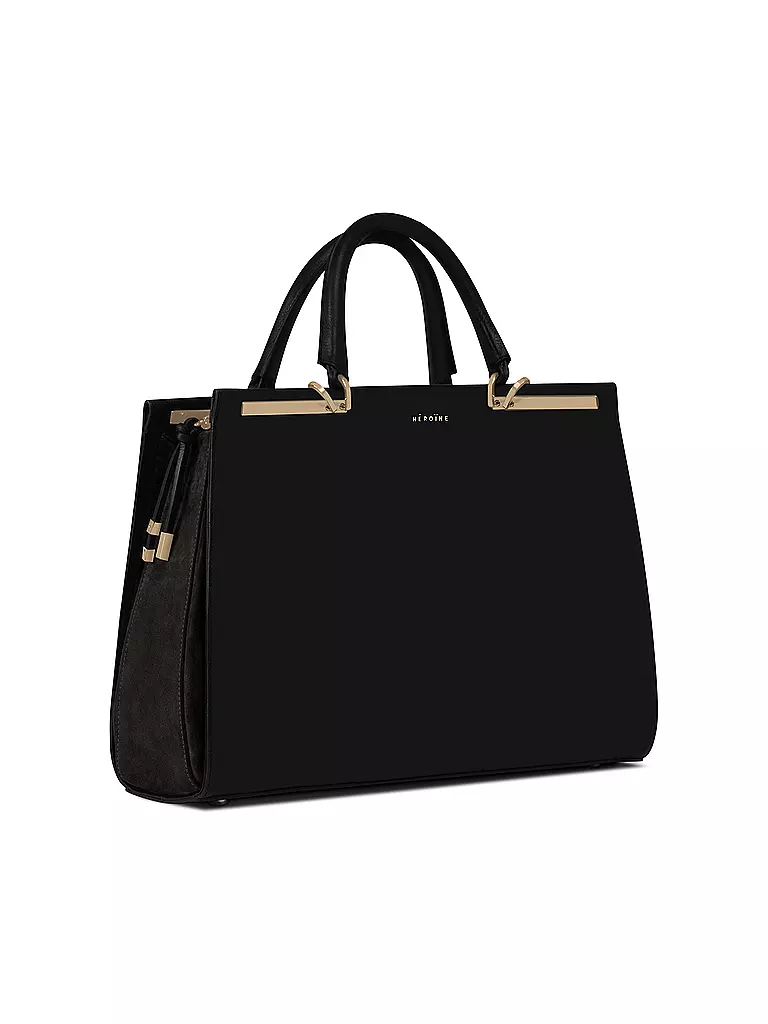 MAISON HEROINE | Ledertasche "Claire 13" | schwarz