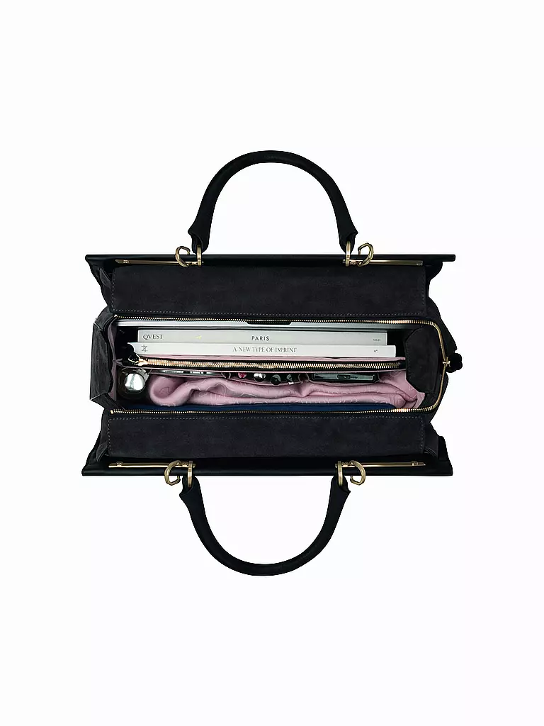 MAISON HEROINE | Ledertasche "Claire 13" | schwarz