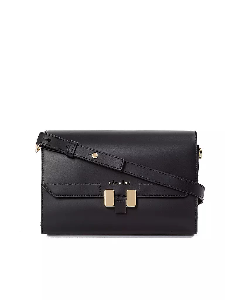 MAISON HEROINE | Ledertasche "Lilia Tablet Mini" | schwarz