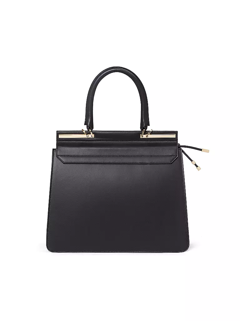 MAISON HEROINE | Ledertasche "Marlene 13" | schwarz