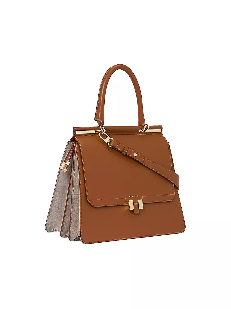 MAISON HEROINE | Ledertasche "Marlene 13" | grau