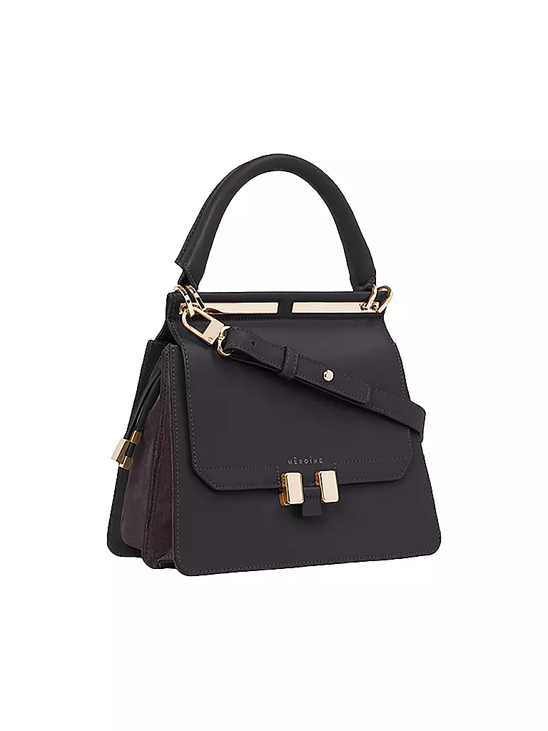 MAISON HEROINE | Ledertasche "Marlene Tablet Mini" | schwarz