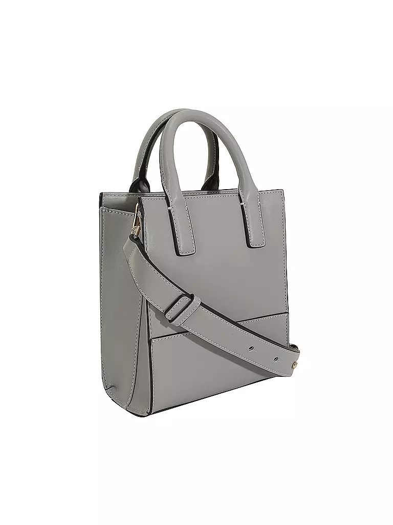 MAISON HEROINE | Ledertasche - Mini Bag Kira Nano | grau