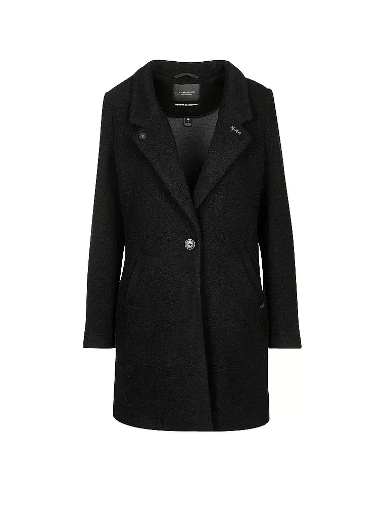 MAISON SCOTCH | Woll-Mantel | schwarz