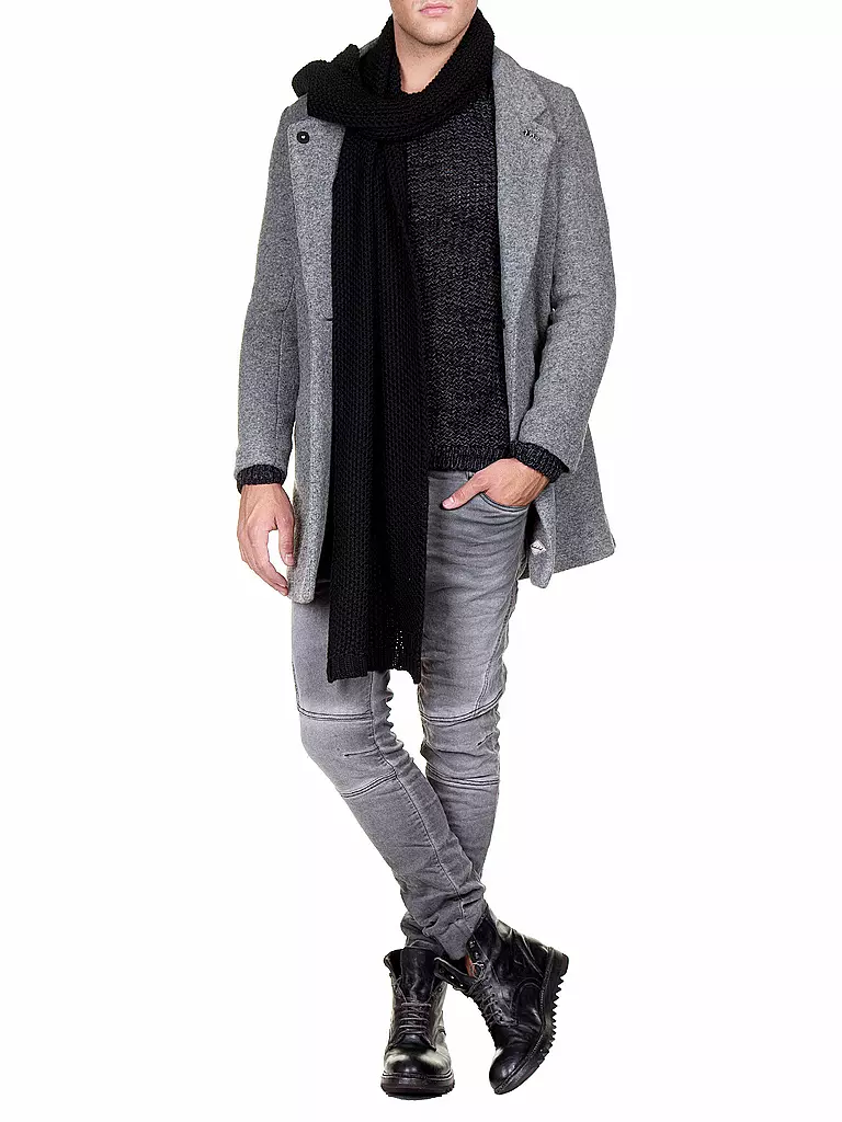 MAISON SCOTCH | Woll-Mantel | grau