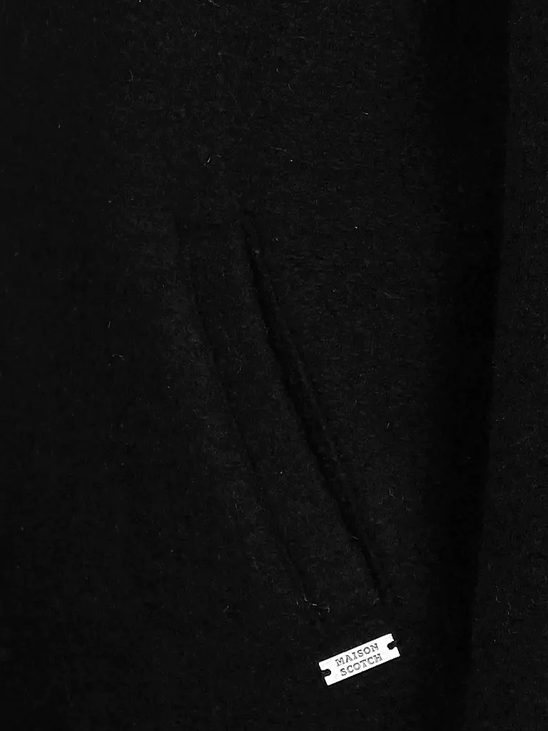 MAISON SCOTCH | Woll-Mantel | schwarz