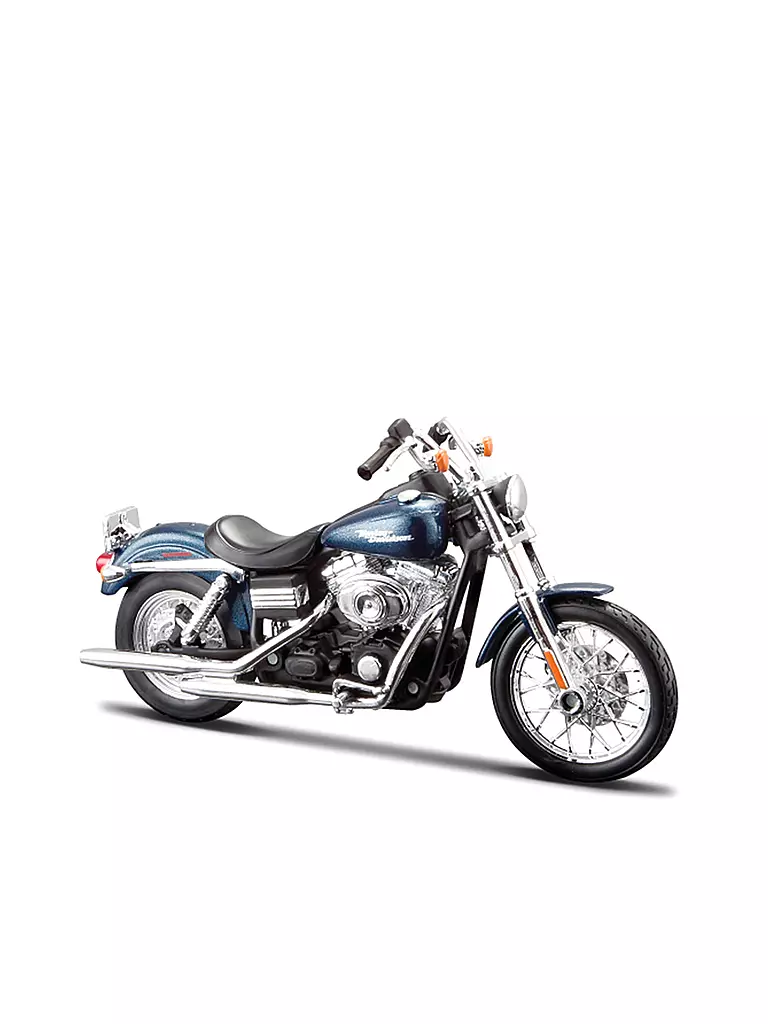 MAISTO | Modellfahrzeug - 1:12 FXDBI Dyna Street Bob 06 | blau