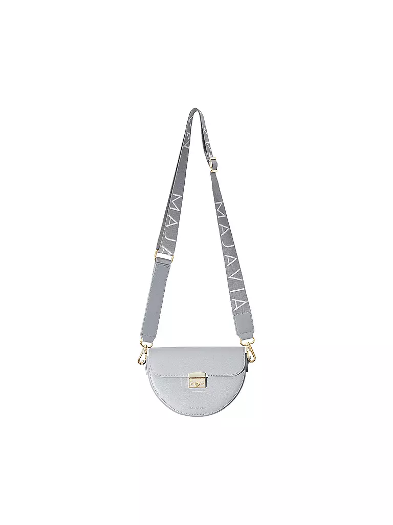 MAJAVIA | Ledertasche - Mini Bag | grau