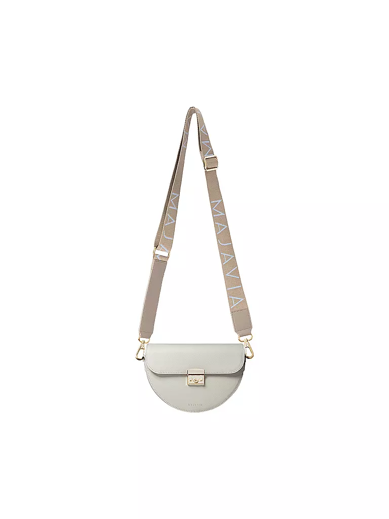 MAJAVIA | Ledertasche - Mini Bag | grau