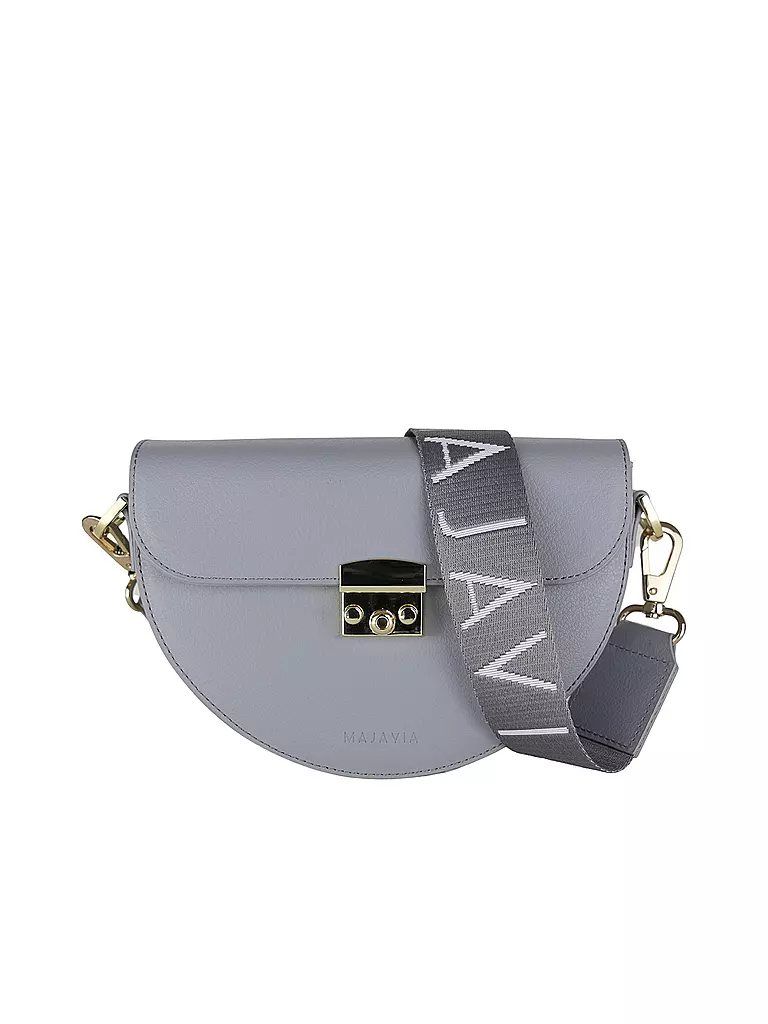 MAJAVIA | Ledertasche - Mini Bag | grau