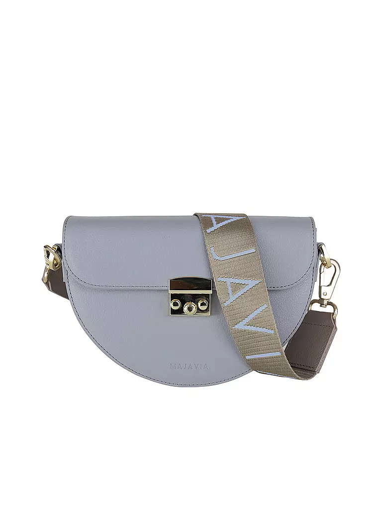 MAJAVIA | Ledertasche - Mini Bag | grau