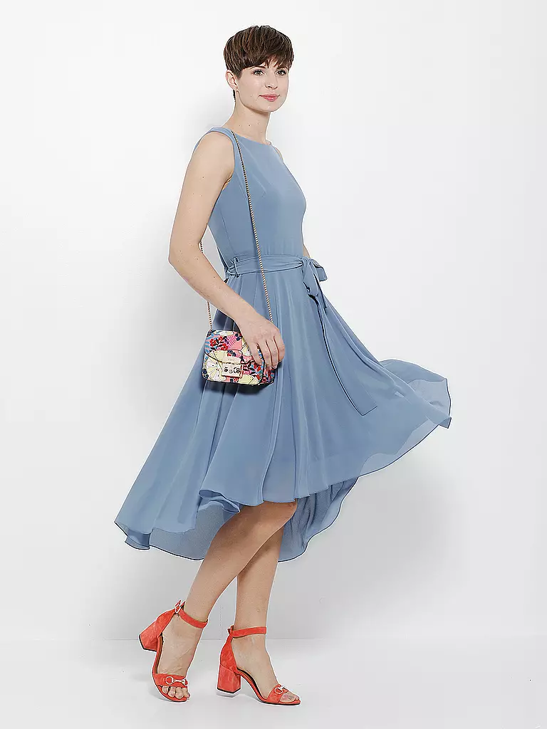 MALIBU | Chiffonkleid | blau