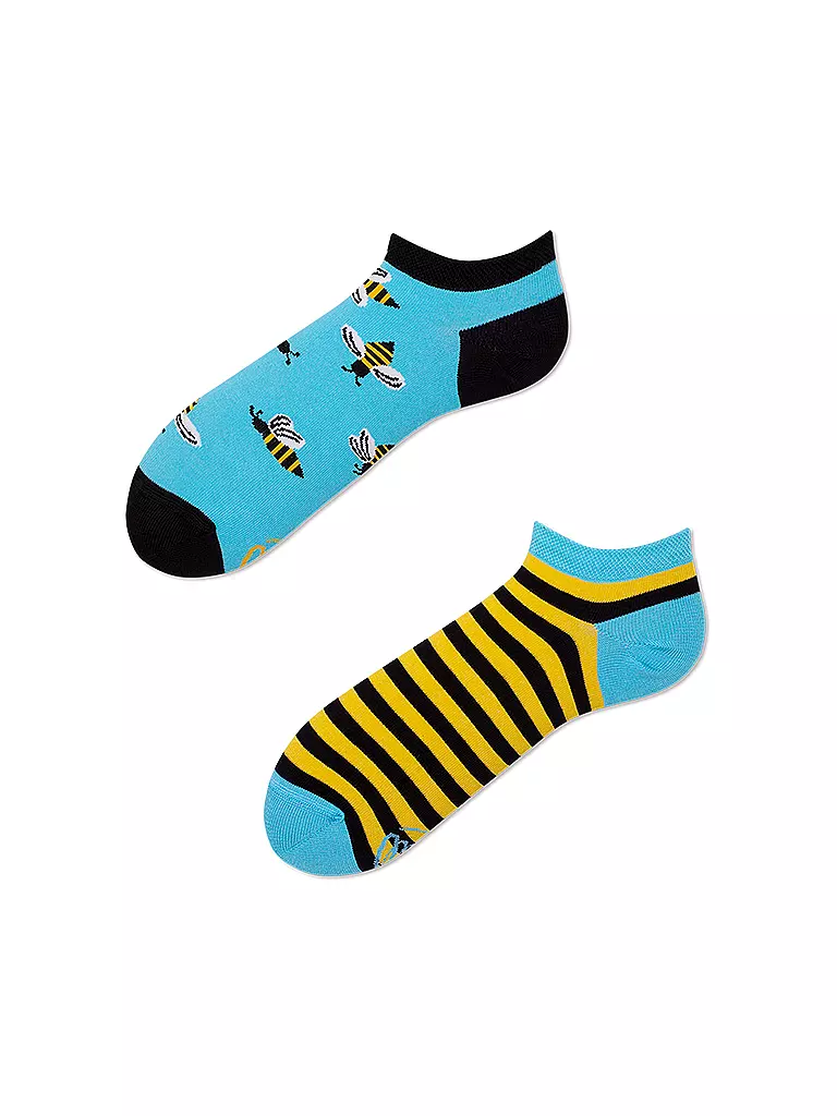 MANY MORNINGS | Damen Sneaker Socken BEE BEE gelb | gelb