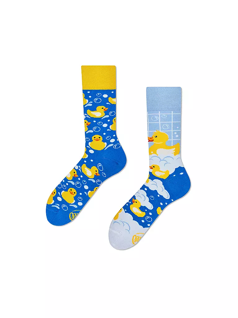 MANY MORNINGS | Damen Socken BATH DUCKS blau | blau