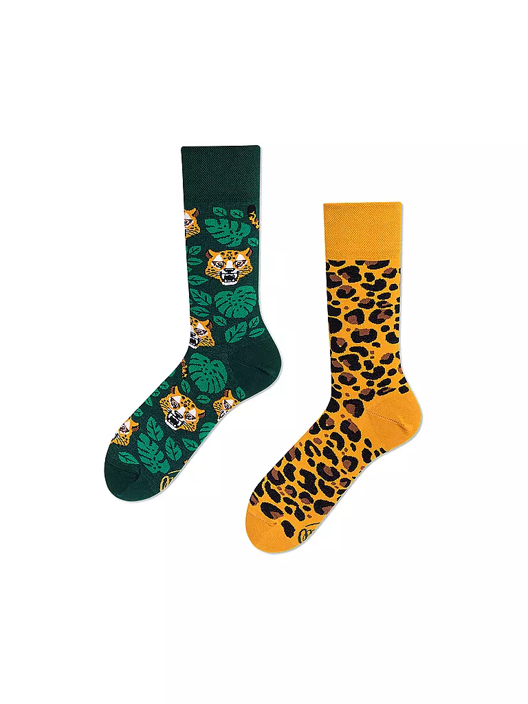 MANY MORNINGS | Damen Socken EL LEOPARD orange | orange