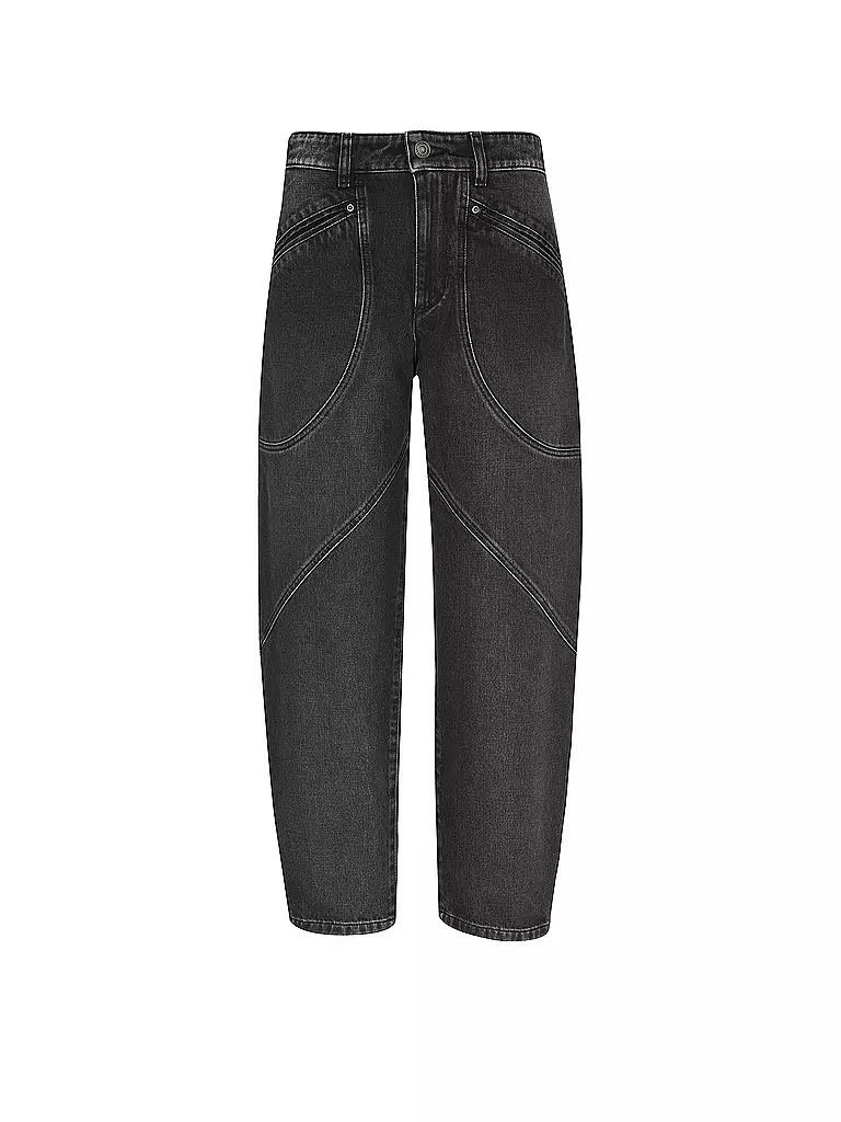 MARANT ETOILE | Jeans Straight Fit CATARINA | schwarz
