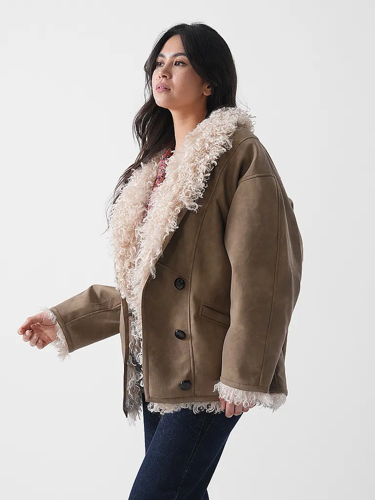 MARANT ETOILE | Mantel in Felloptik CLEA | 