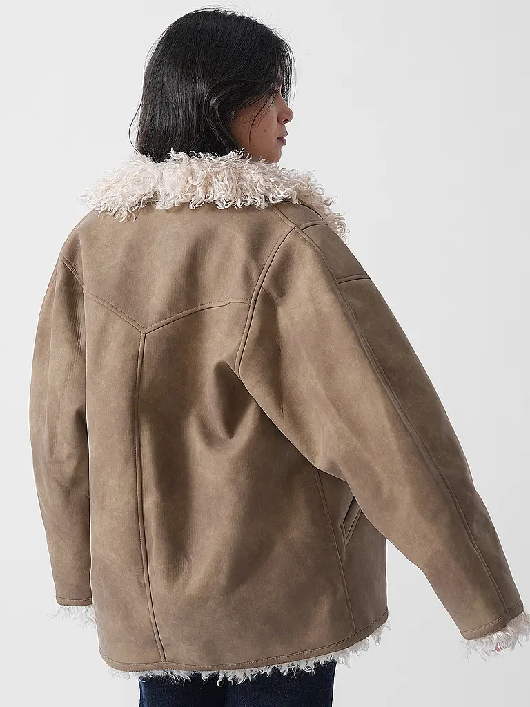 MARANT ETOILE | Mantel in Felloptik CLEA | 