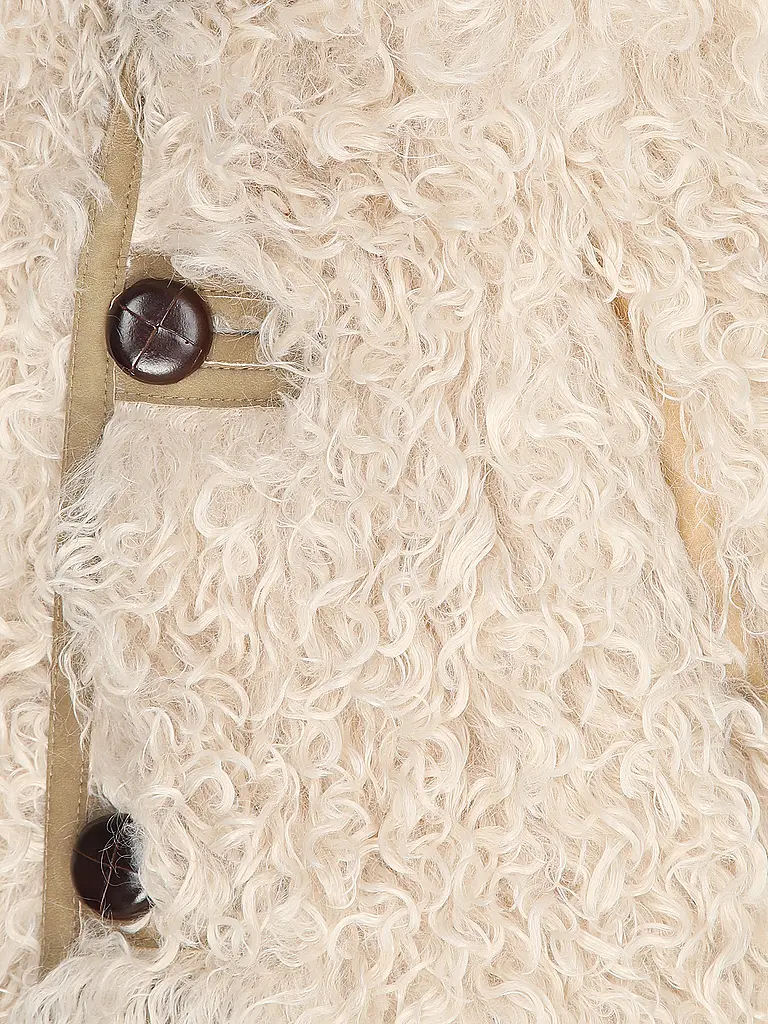 MARANT ETOILE | Wendegilet in Felloptik CLARA | beige