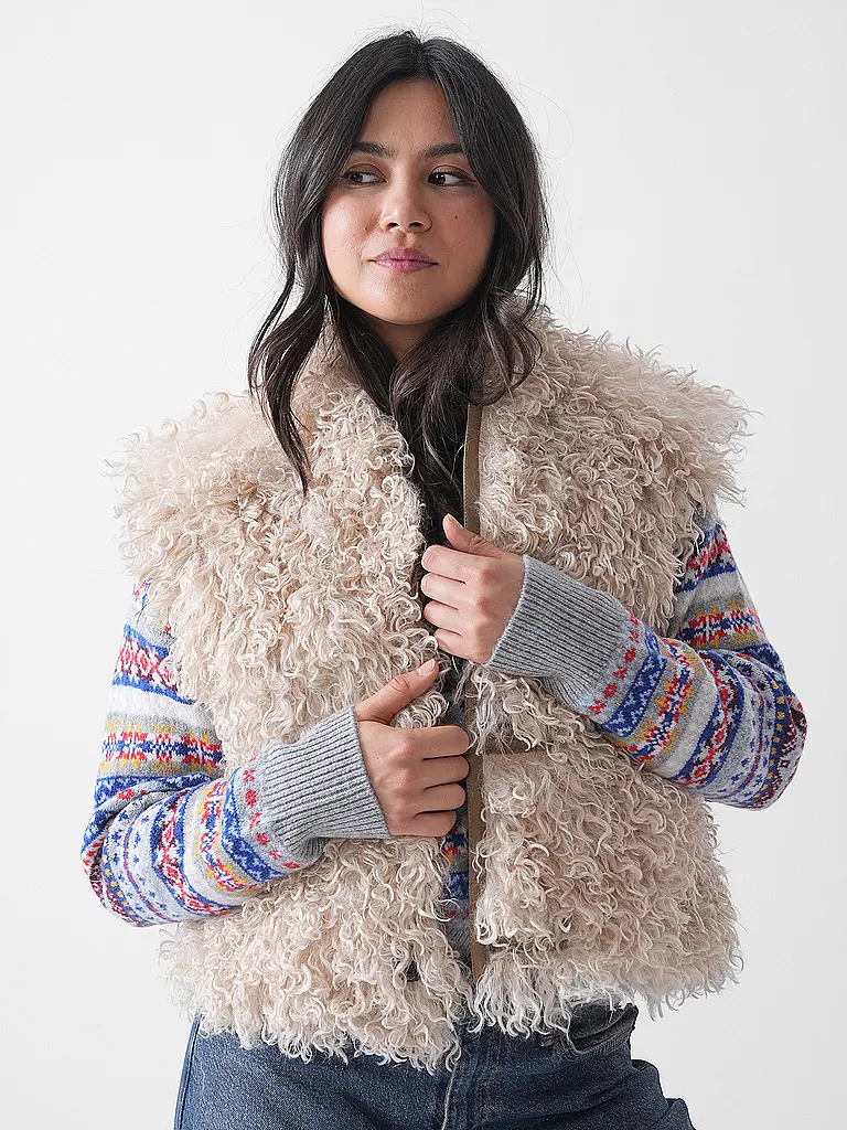 MARANT ETOILE | Wendegilet in Felloptik CLARA | 