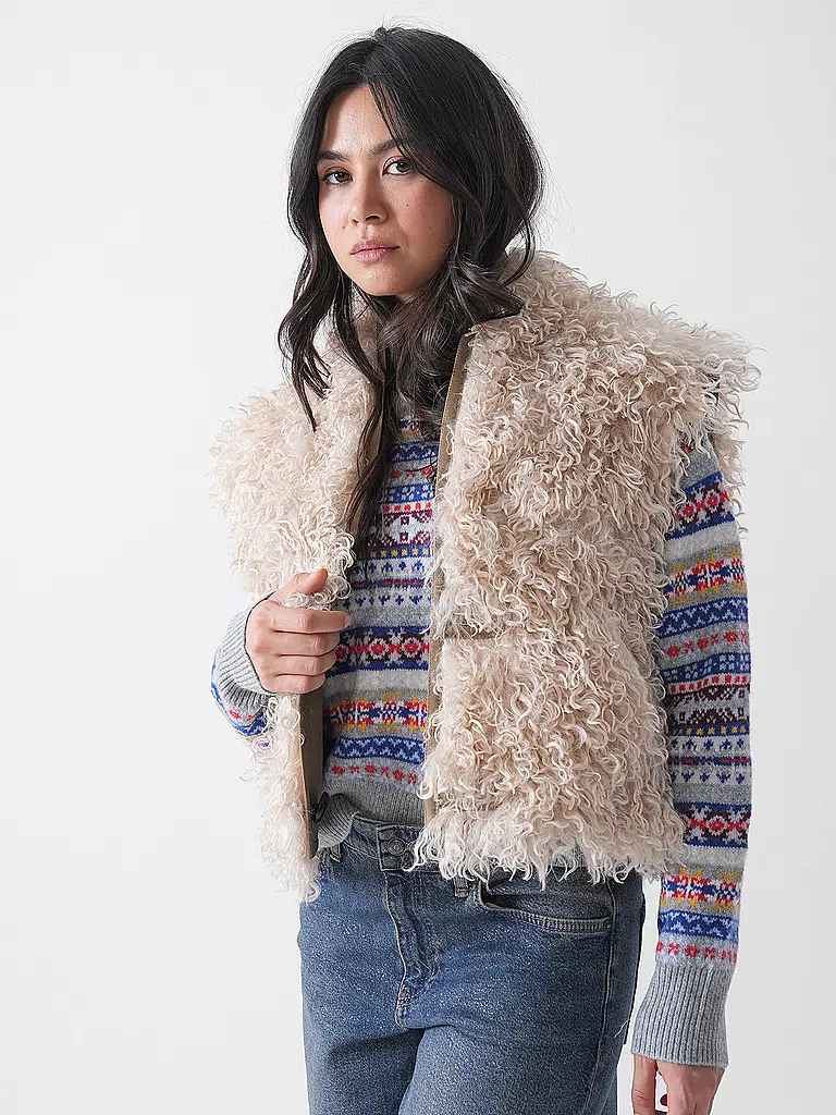MARANT ETOILE | Wendegilet in Felloptik CLARA | 