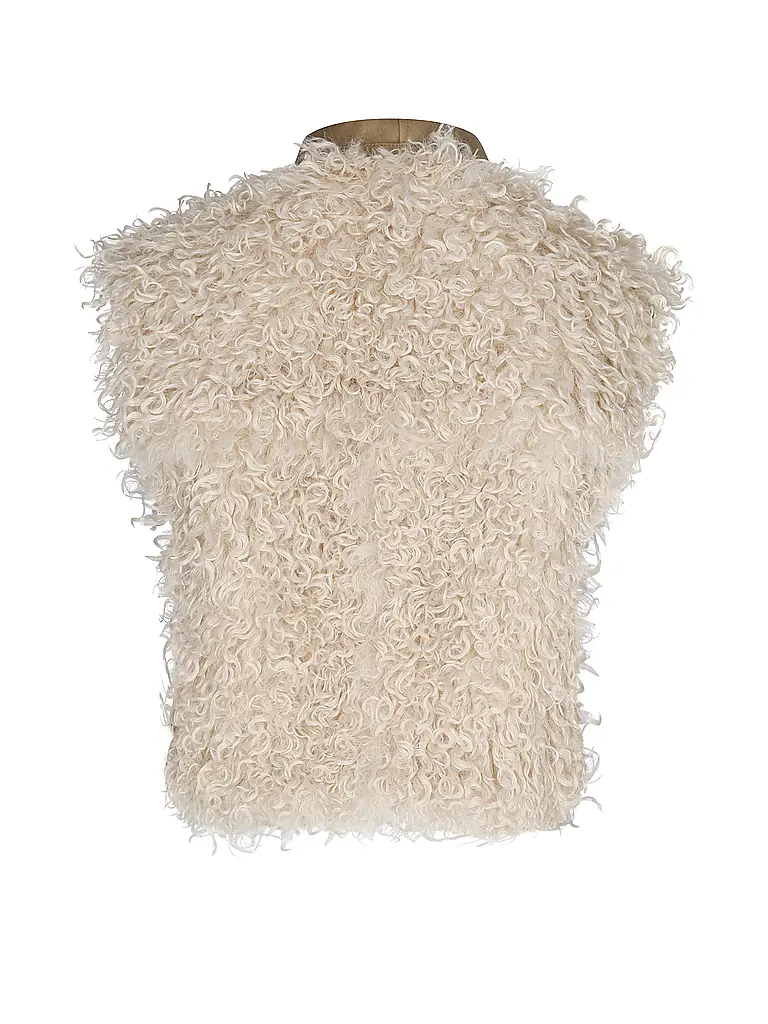 MARANT ETOILE | Wendegilet in Felloptik CLARA | beige