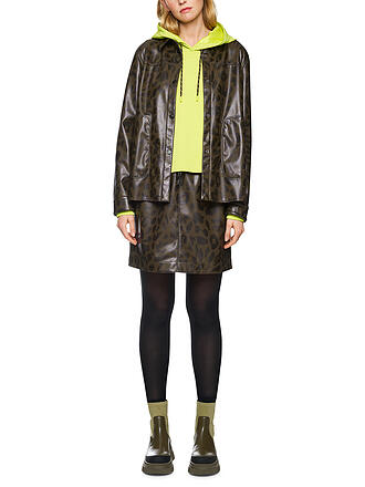 MARC CAIN | Bluse in Lederoptik