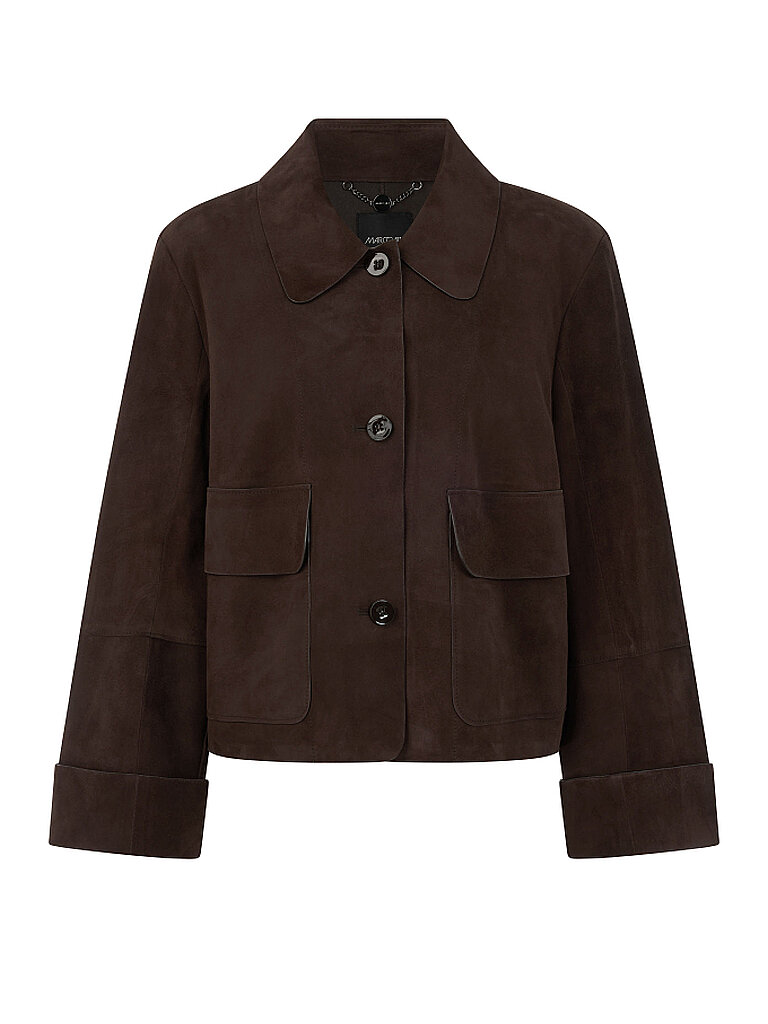 MARC CAIN Lederjacke braun | 40