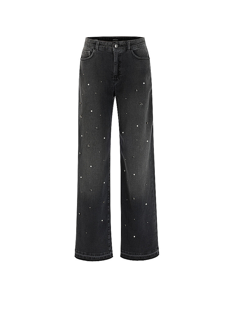 MARC CAIN Jeans Wide Leg WIGAN schwarz | 42