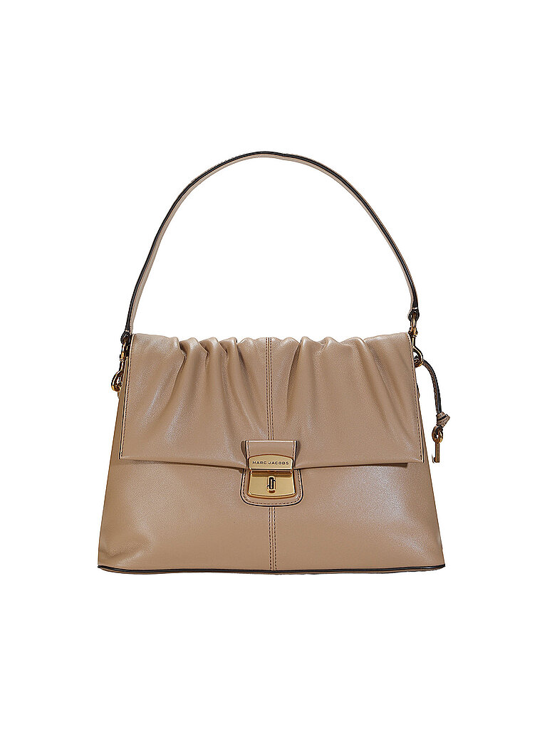 MARC JACOBS Ledertasche - Schultertasche THE MESSENGER beige