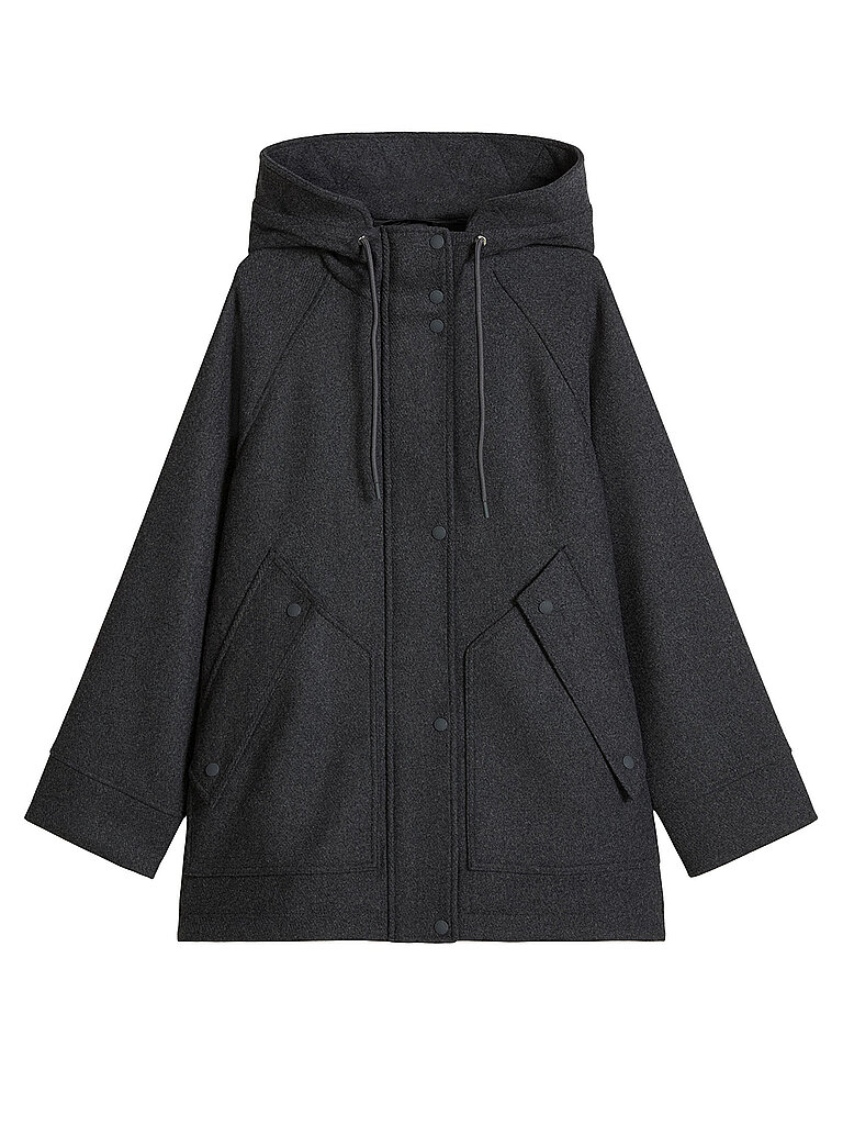MARC O'POLO DENIM Wollmantel grau | XS