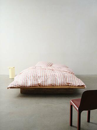 MARC O'POLO HOME | Satin Bettwäsche CLASSIC STRIPE 70x90cm/140x200cm Rose Smoke