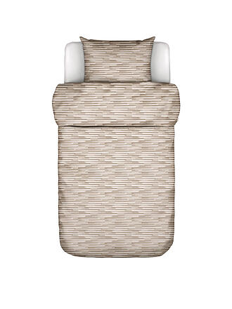 MARC O'POLO HOME | Satin Bettwäsche SVALI 70x90 / 140x200cm Oatmeal