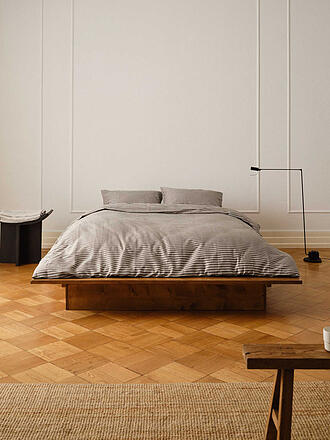 MARC O'POLO HOME | Satin Bettwäsche AREN 70x90 / 140x200cm Oatmeal