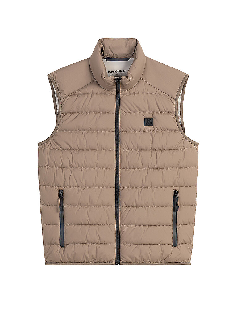 MARC O'POLO Steppgilet hellbraun | XXL
