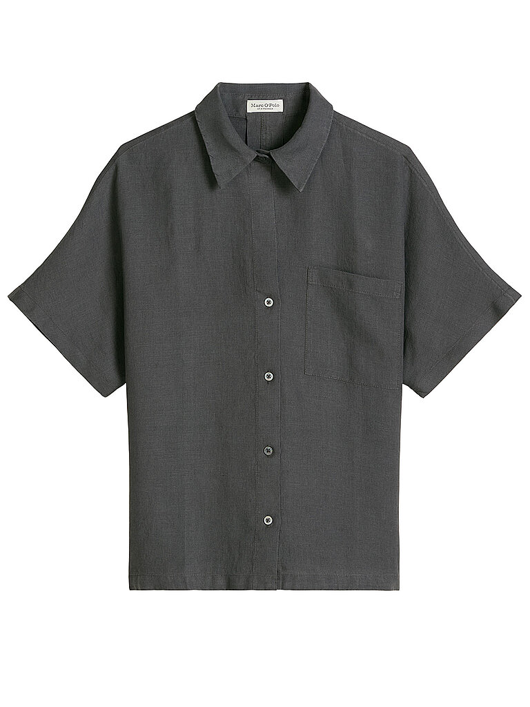 MARC O'POLO Leinenbluse grau | 32
