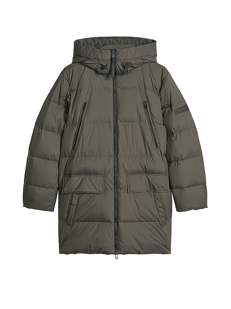 MARC O'POLO Daunenparka olive | S