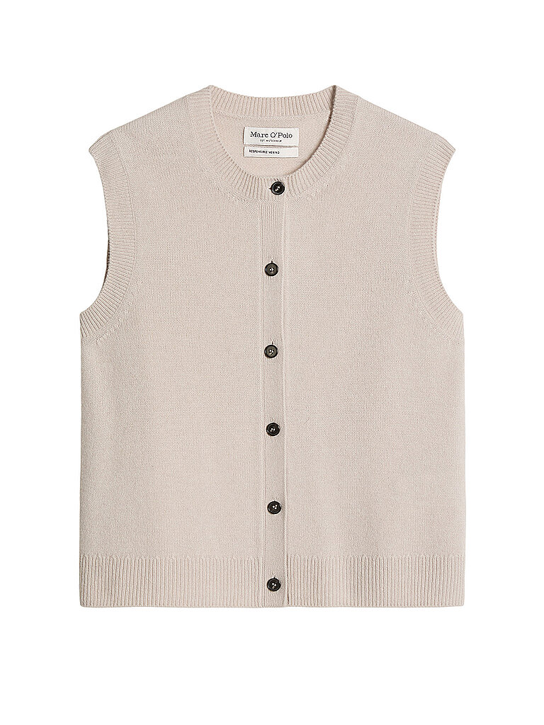 MARC O'POLO Gilet creme | XL