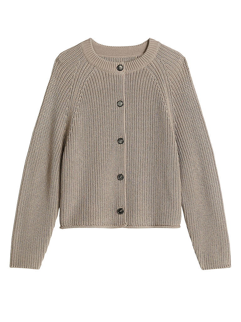 MARC O'POLO Strickjacke hellbraun | XL