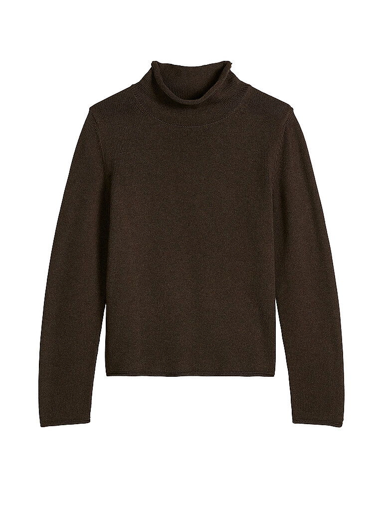 MARC O'POLO Rollkragenpullover braun | S
